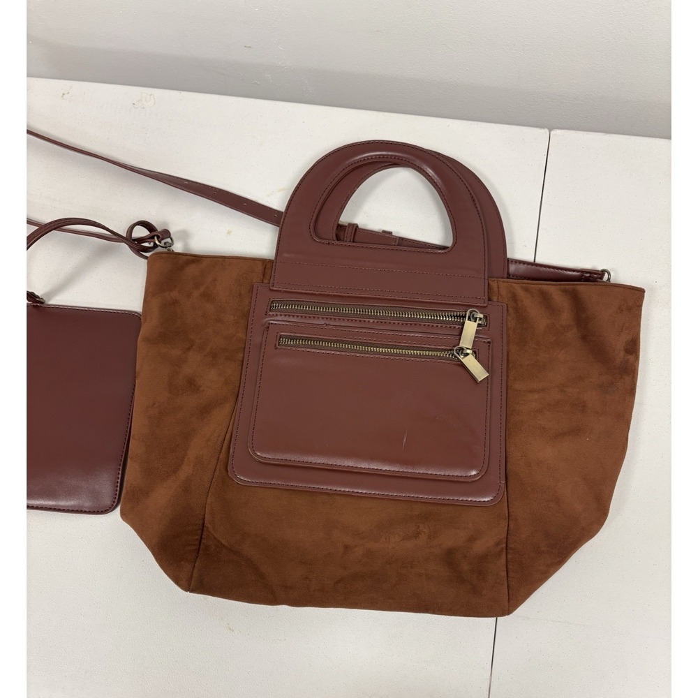 Anthropologie Women's Brown Leather Tote Bag